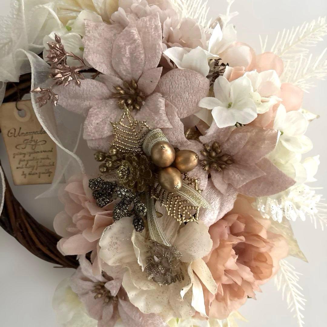 ＊daffy&stella＊　フラワーリース＊　　クリスマスリース