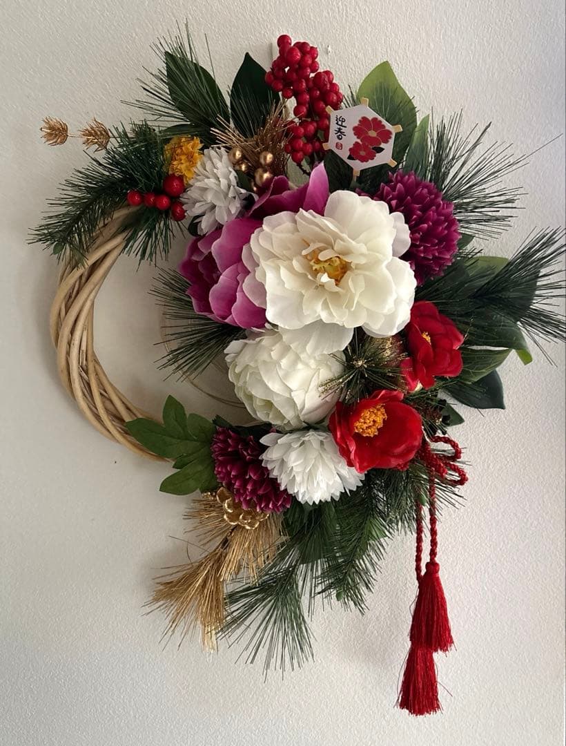 ＊daffy&stella＊　フラワーリース＊　　クリスマスリース