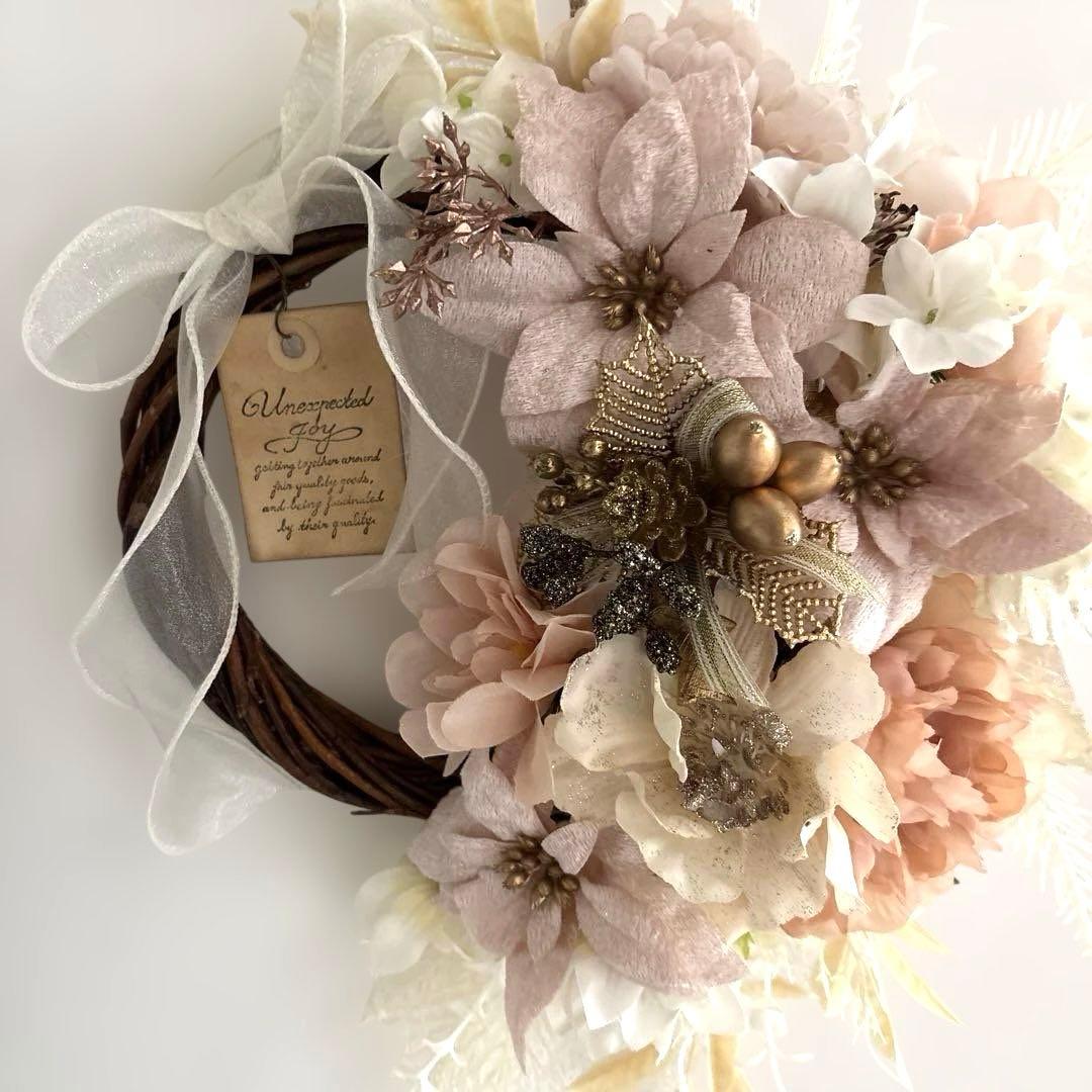 ＊daffy&stella＊　フラワーリース＊　　クリスマスリース