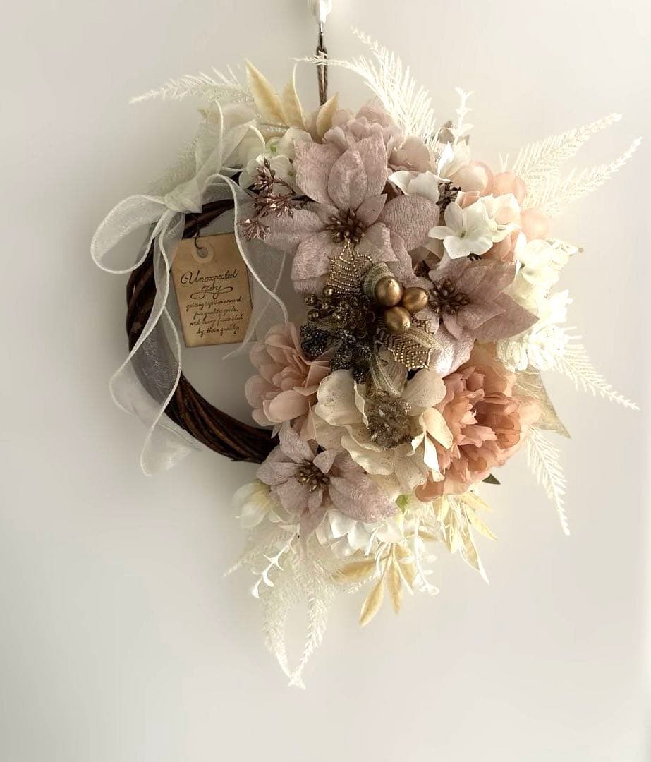 ＊daffy&stella＊　フラワーリース＊　　クリスマスリース