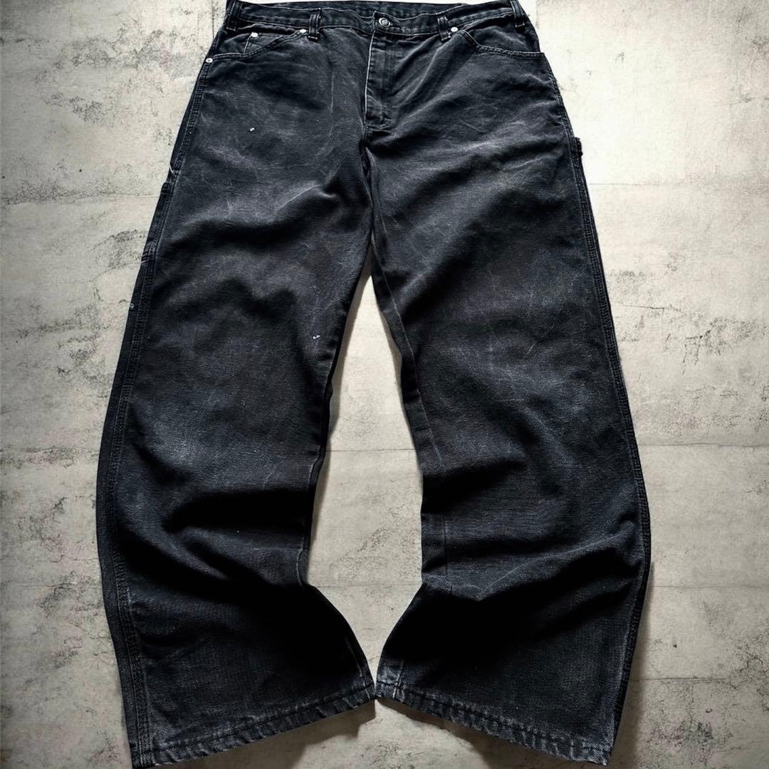 90s Dickies ダックペインターパンツ バギーデニム リーバイス 569