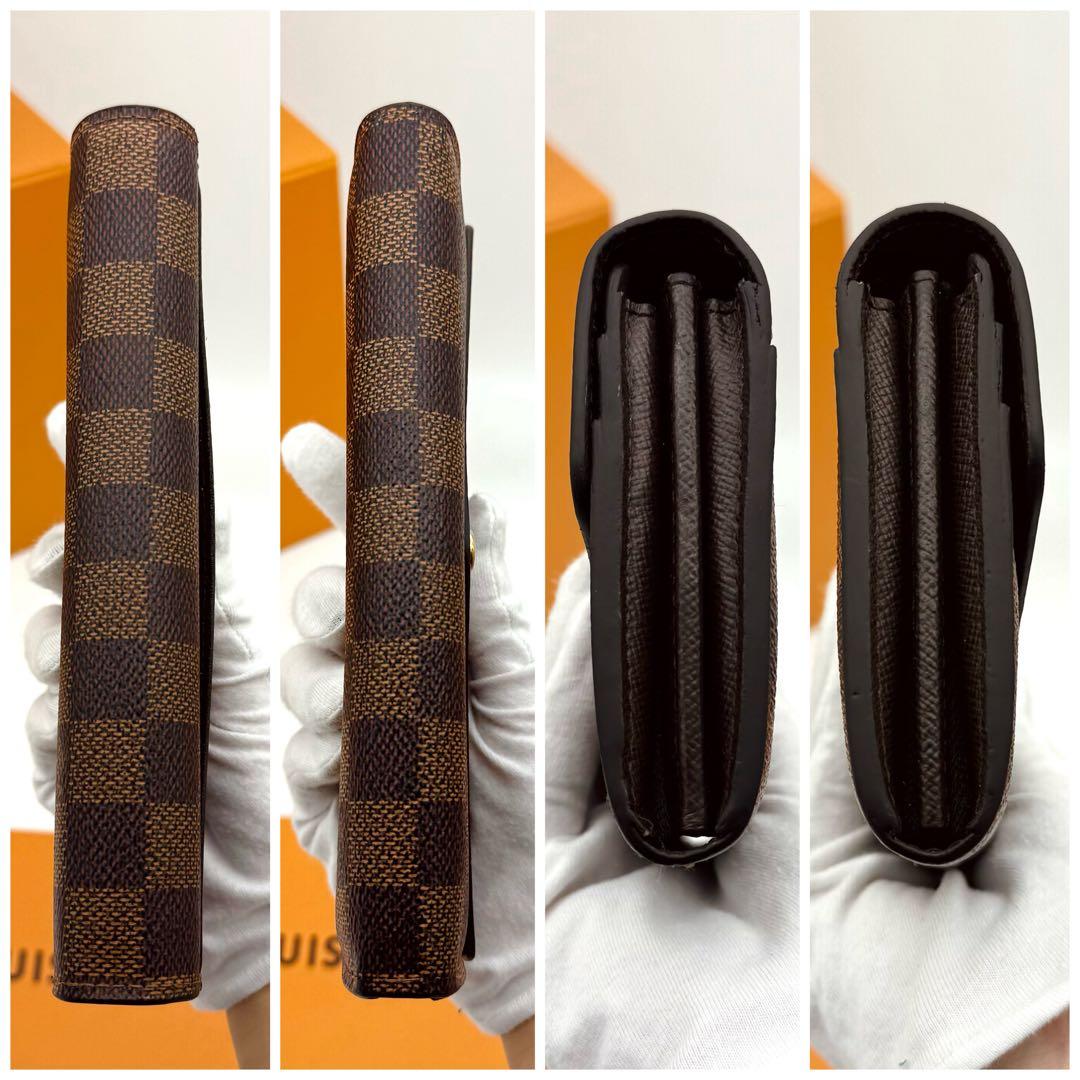 可愛い❤️新型❣️ルイヴィトン ダミエ ポルトフォイユサラ 長財布