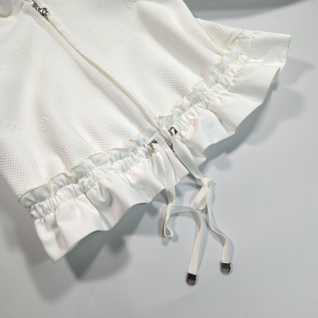 M'S GRACY エムズグレイシー エンボス フラワー　パーカー　ブルゾン