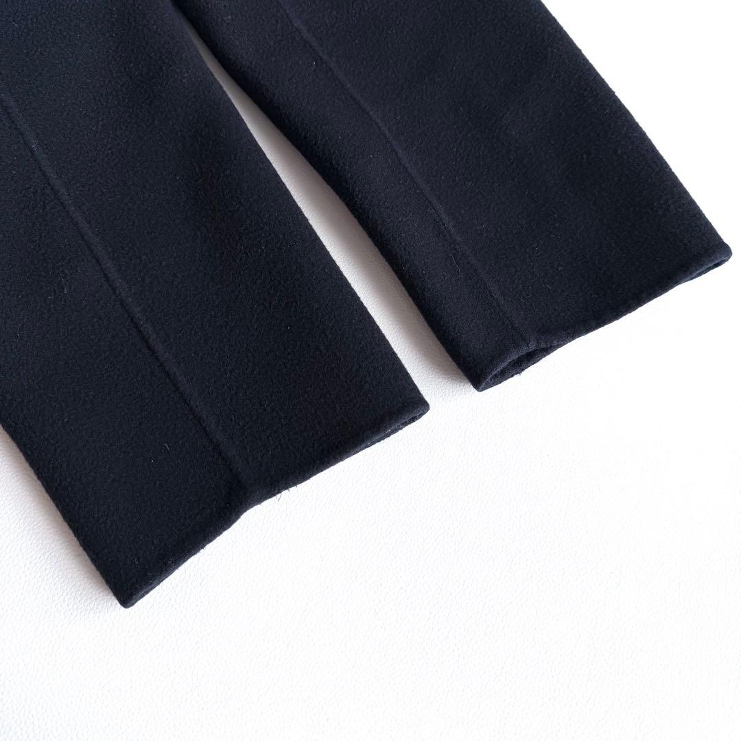 ◆タグ保管あり◆ 自由区 ウールリバーショート コート ブラック 38