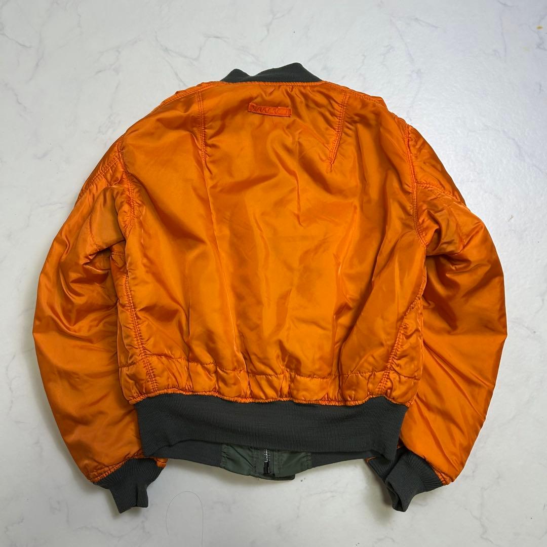 【80s】USA製 旧タグ アルファインダストリーズ MA-1 L