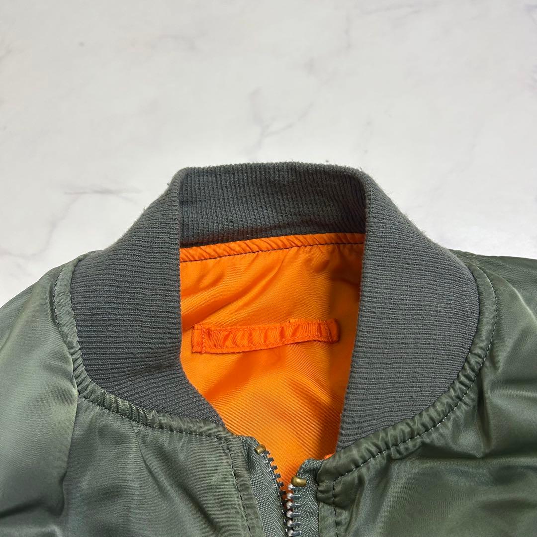 【80s】USA製 旧タグ アルファインダストリーズ MA-1 L