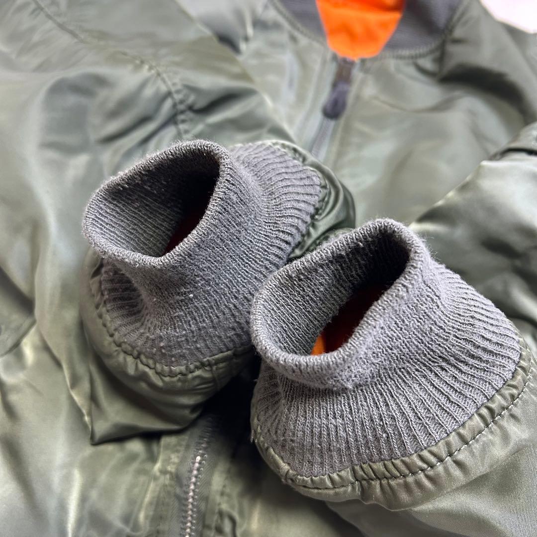 【80s】USA製 旧タグ アルファインダストリーズ MA-1 L