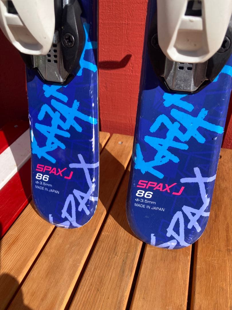 キッズ用KAZAMA スキー板86 ブーツ 19cm ストック80cm セット