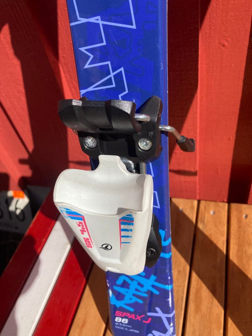 キッズ用KAZAMA スキー板86 ブーツ 19cm ストック80cm セット