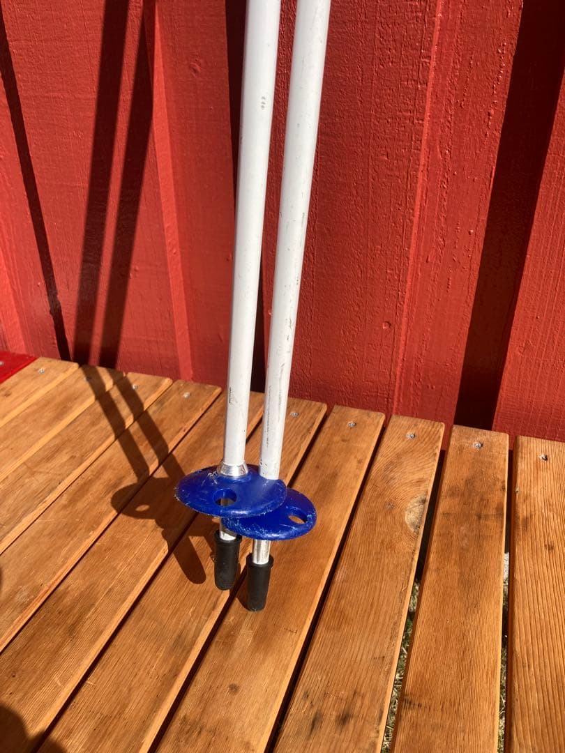 キッズ用KAZAMA スキー板86 ブーツ 19cm ストック80cm セット