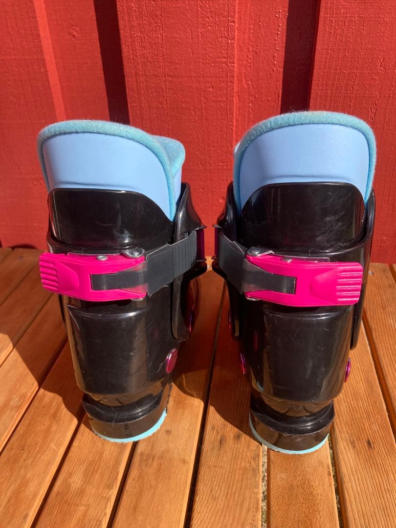 キッズ用KAZAMA スキー板86 ブーツ 19cm ストック80cm セット