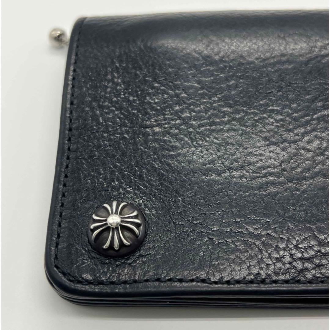 クロムハーツ ワンジップクロスボタンレザーウォレット 1zip WALLET財布