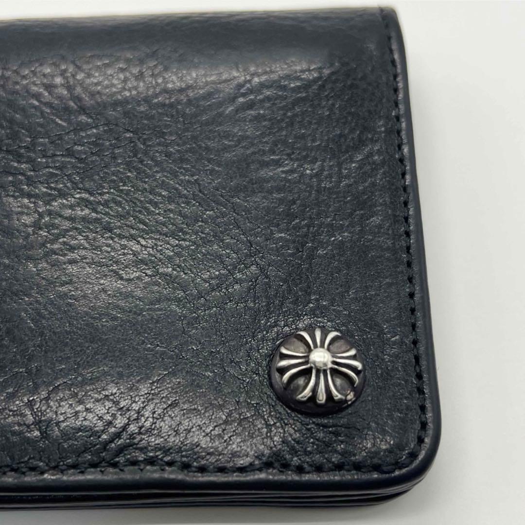 クロムハーツ ワンジップクロスボタンレザーウォレット 1zip WALLET財布