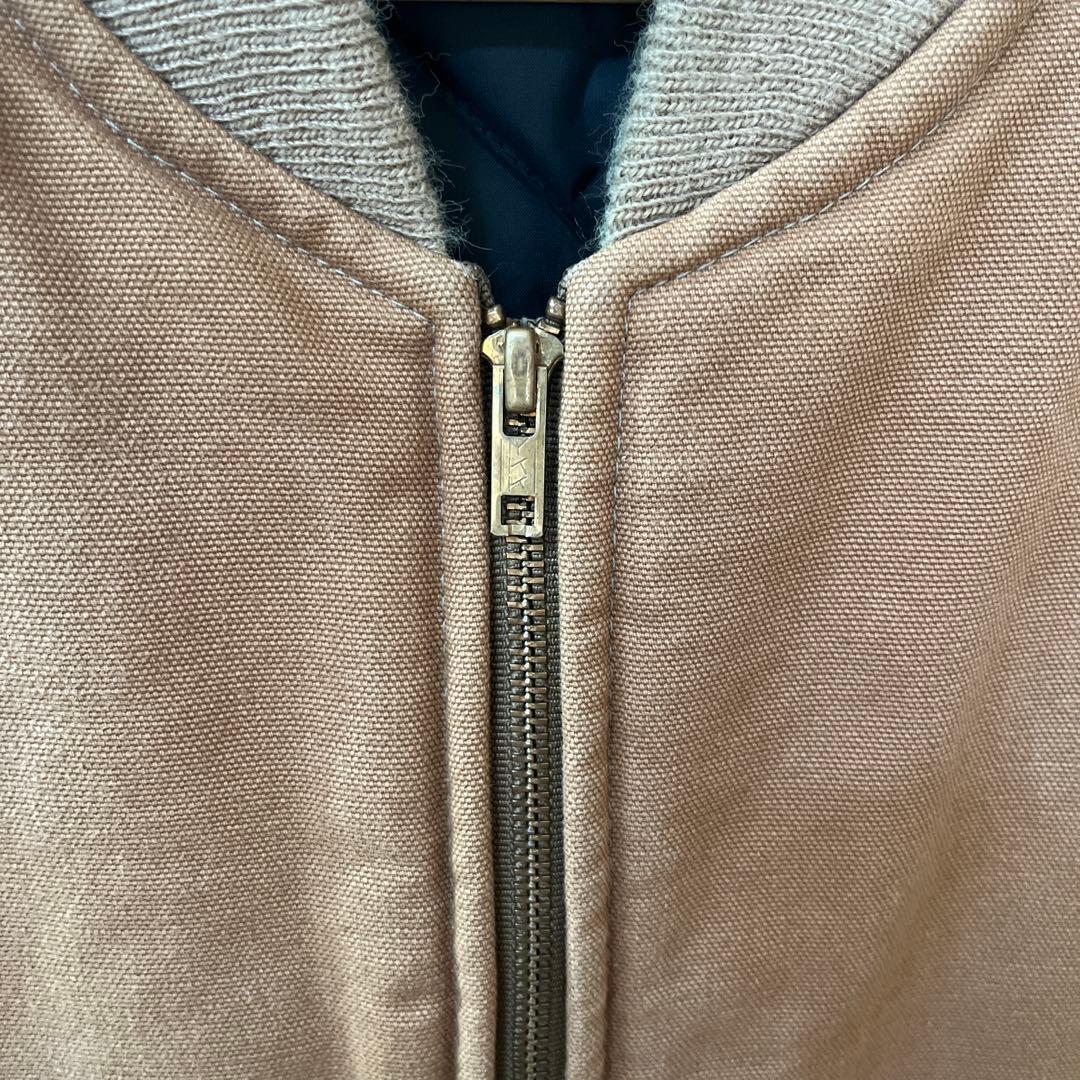 80s usa製 カーハート ダックベスト ブラウン