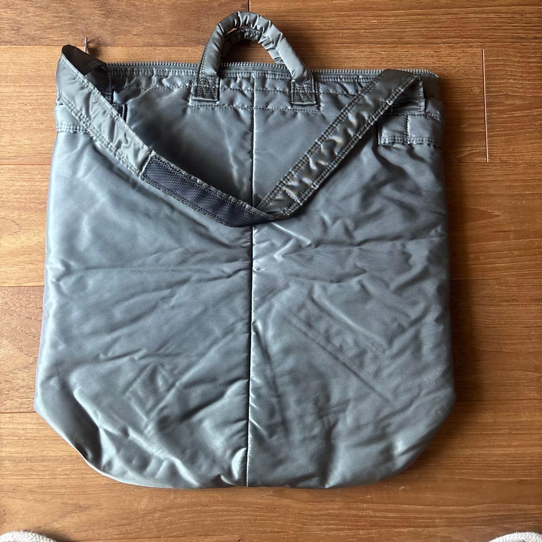 [ほぼ未使用] ポーター　ヘルメットバッグ　グレー