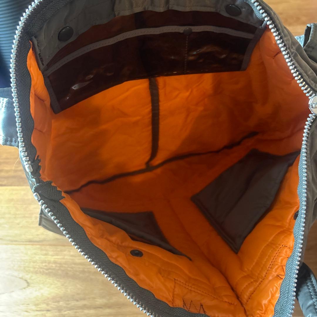 [ほぼ未使用] ポーター　ヘルメットバッグ　グレー
