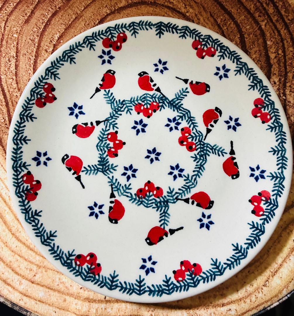12/6まで　ポーリッシュポタリー　プレート&マグカップ　4点セット　クリスマス