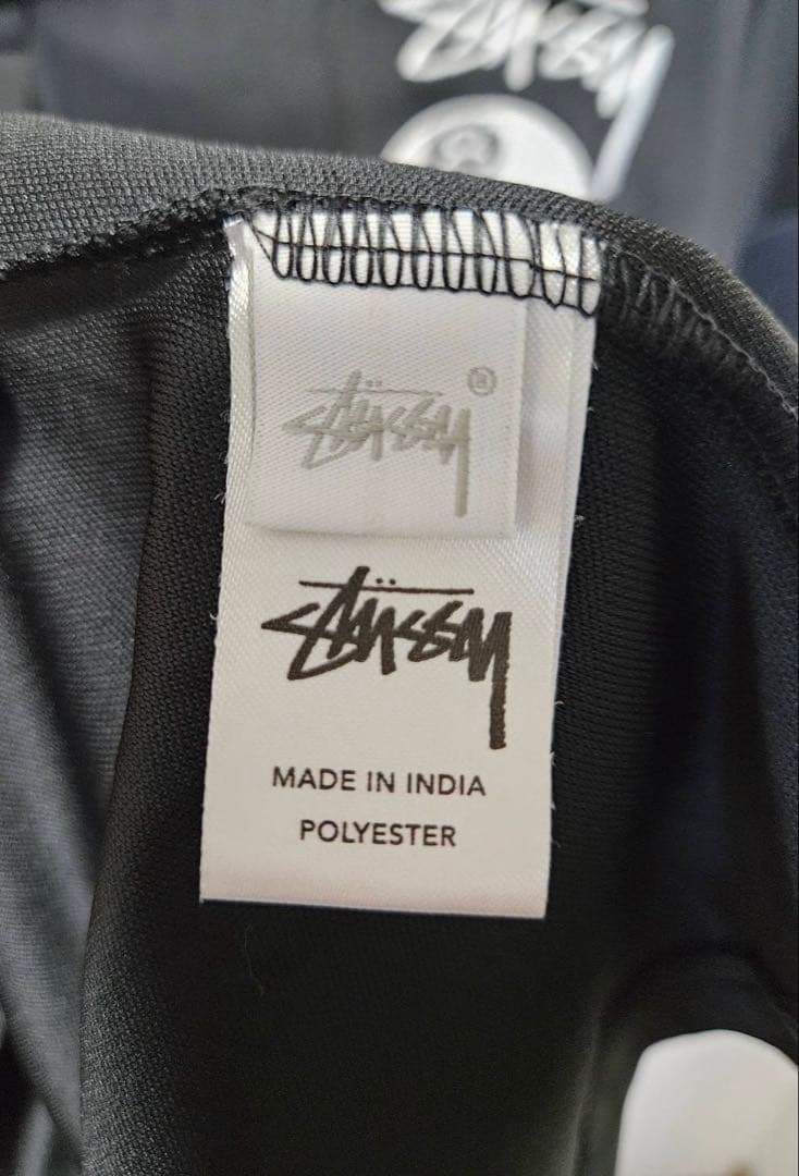 【美品】STUSSY ステューシー サッカーロングシャツ ブラック