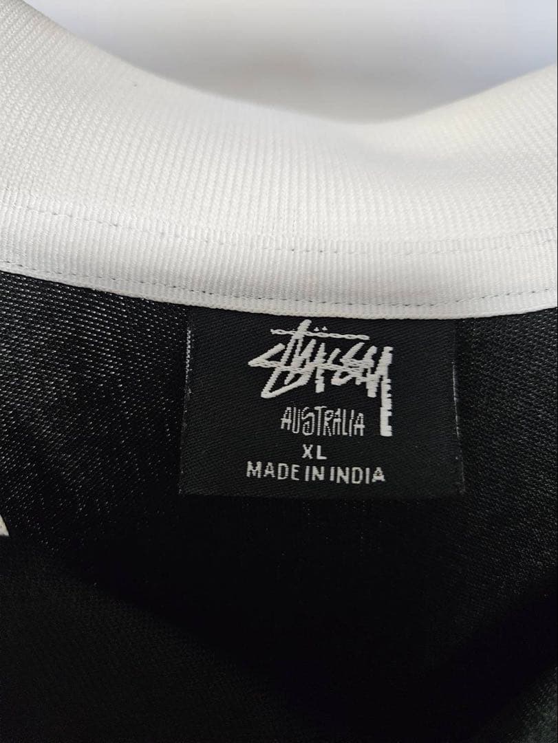 【美品】STUSSY ステューシー サッカーロングシャツ ブラック