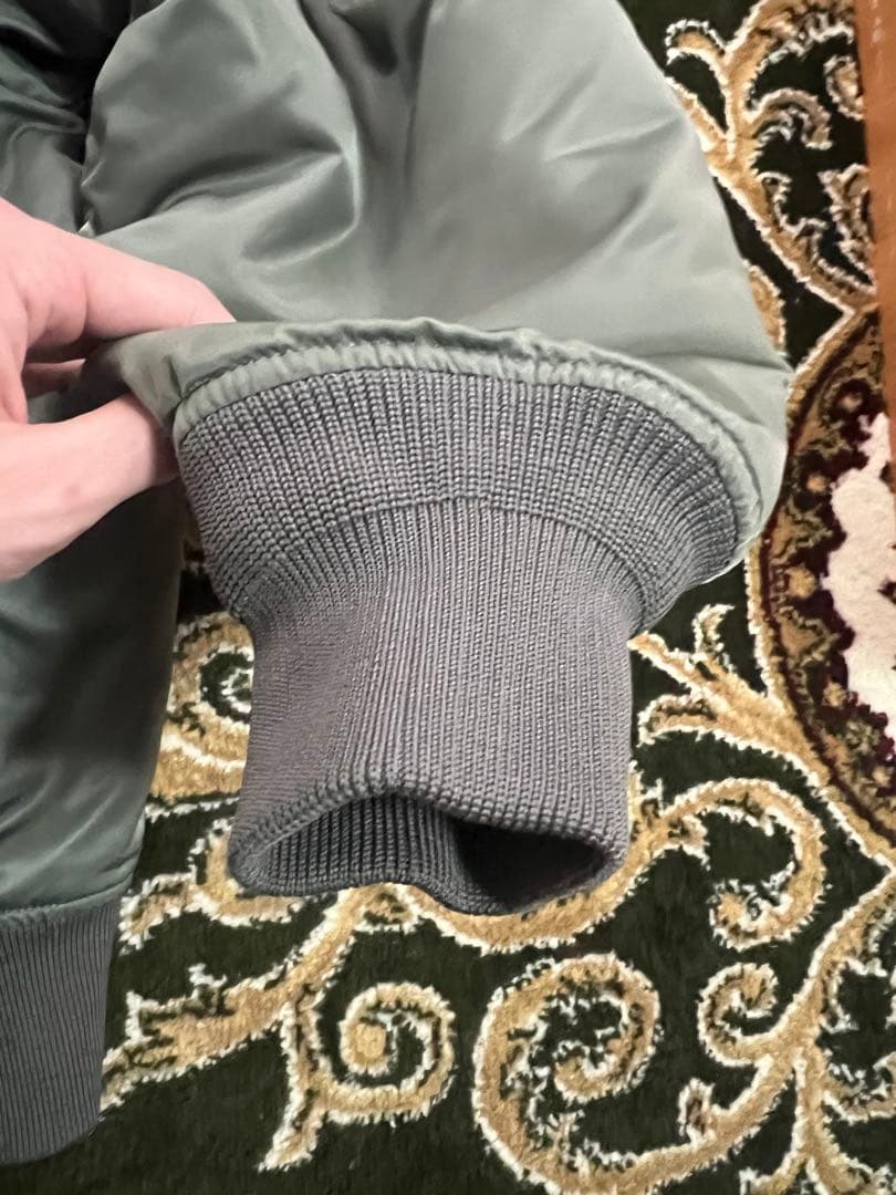 HYKE ハイク　MA-1 グリーン　中綿　サイズ4 ＸＬ　17412