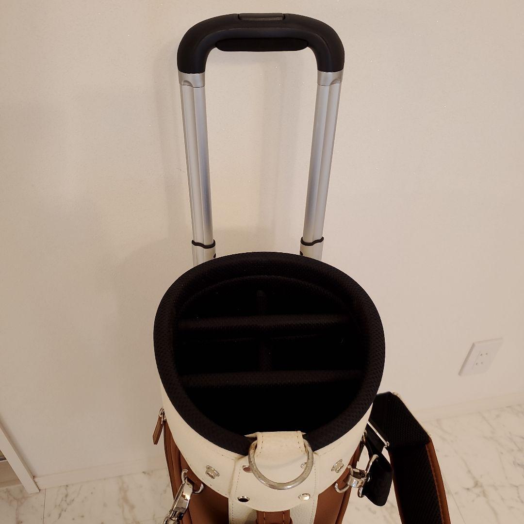 WAAAG ブラウン キャディバッグ 動物モチーフ