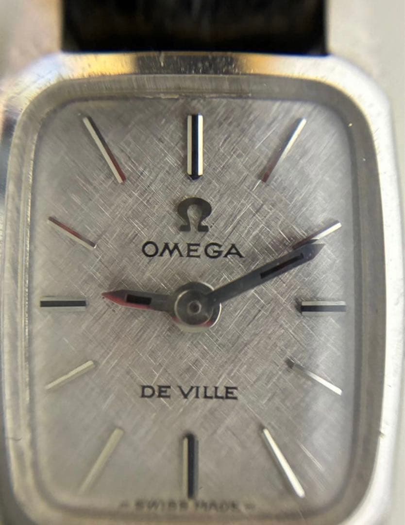 可動品　オメガ 手巻き 腕時計 希少文字盤 デビル アンティーク