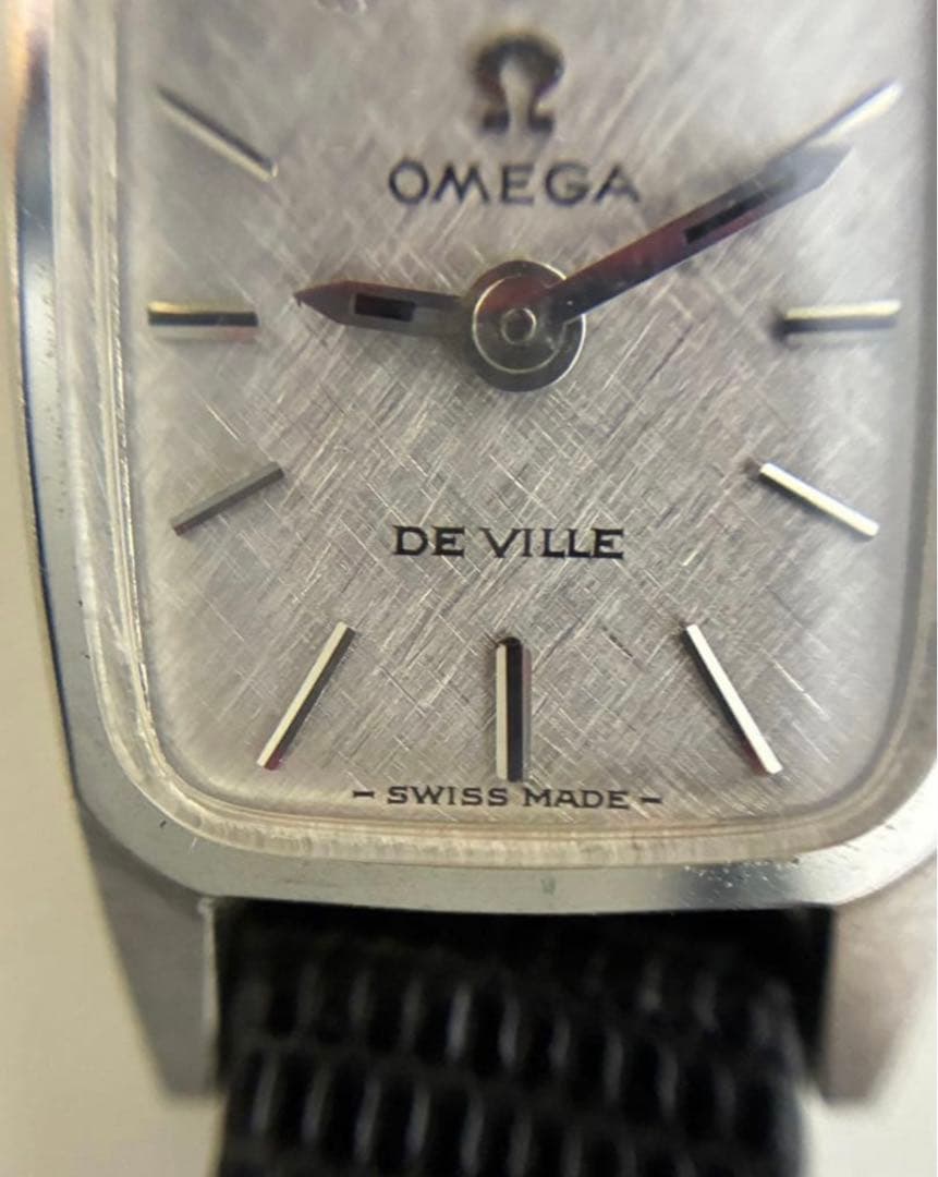 可動品　オメガ 手巻き 腕時計 希少文字盤 デビル アンティーク