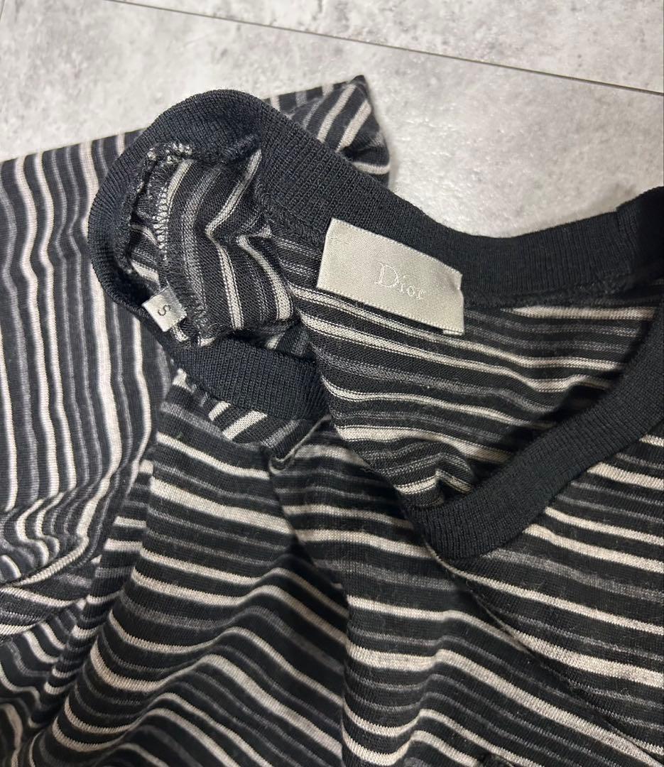 Dior Homme AW08 BEE ウール　ボーダー　ロンT