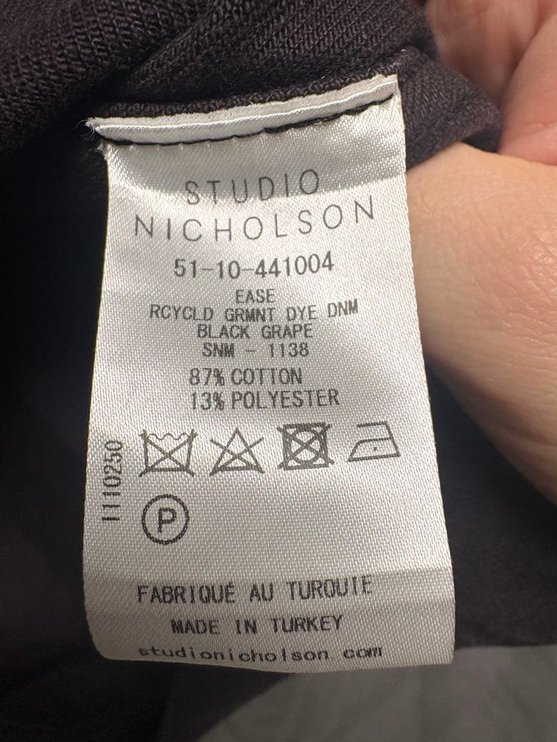 ジャケット・アウター STUDIO NICHOLSON 24SS/EASE DENIM JACKET