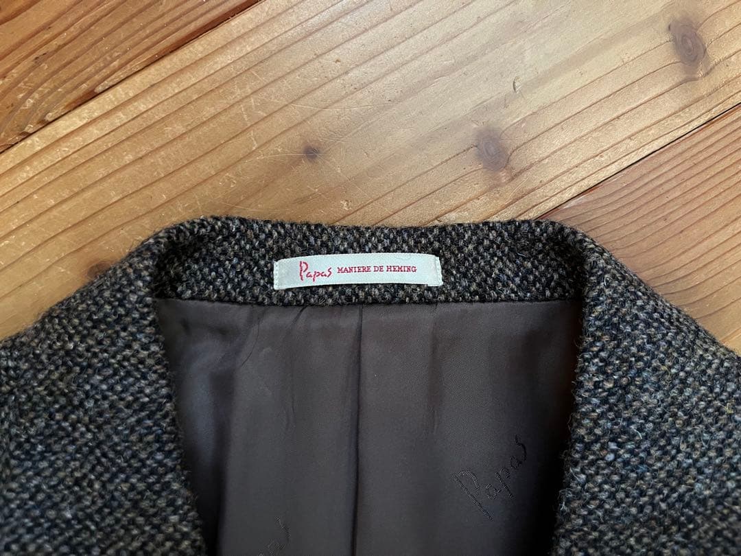 【Papas】 Harris Tweed ジャケット Mサイズ
