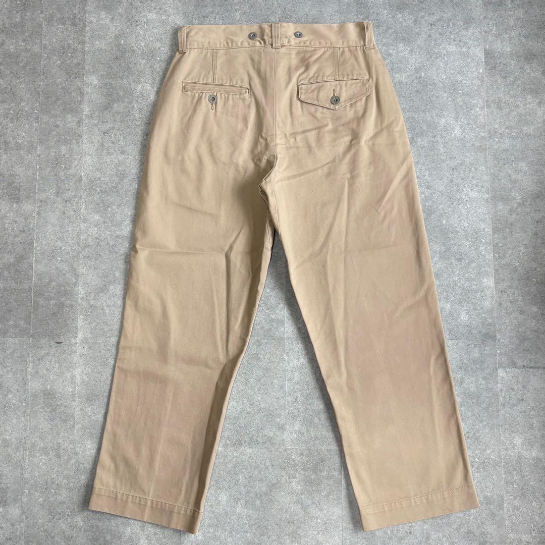 G&F Co. 40s ミリタリートラウザーズ チノパン メタルボタン M