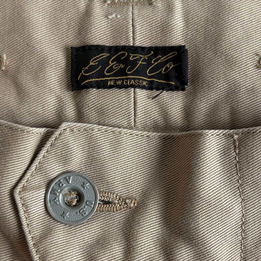 G&F Co. 40s ミリタリートラウザーズ チノパン メタルボタン M