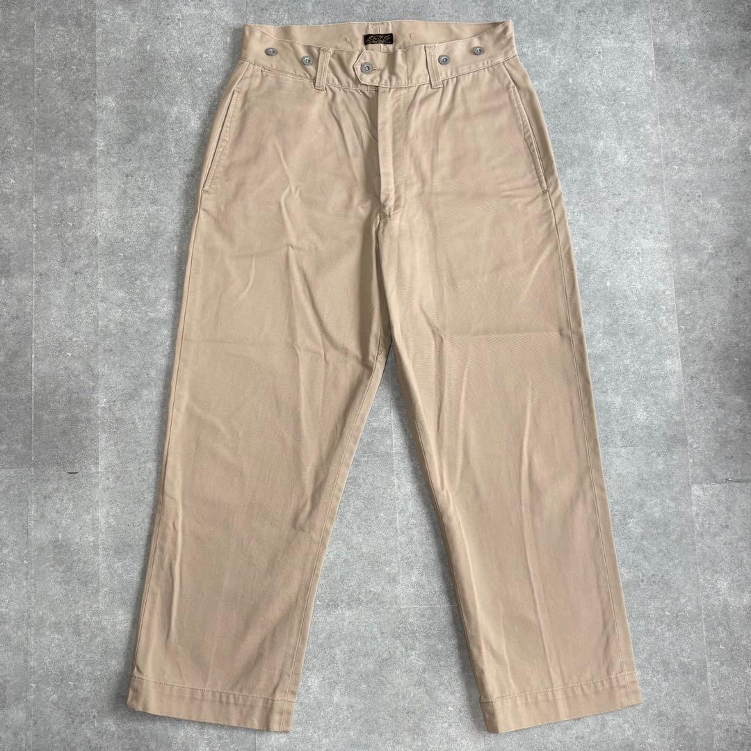 G&F Co. 40s ミリタリートラウザーズ チノパン メタルボタン M