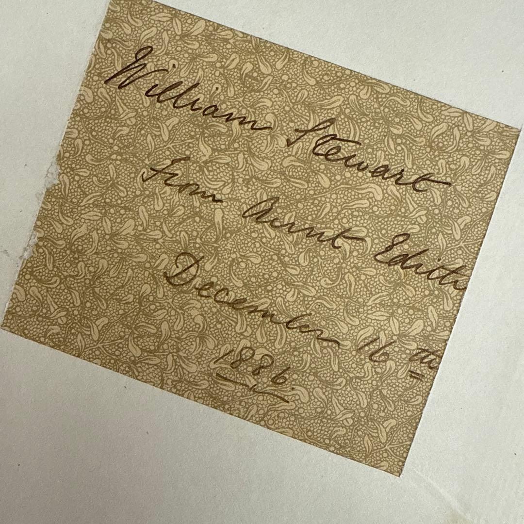 稀少1886年　美しいアンティーク絵本ヴィクトリアン洋書ジャンクジャーナル古書