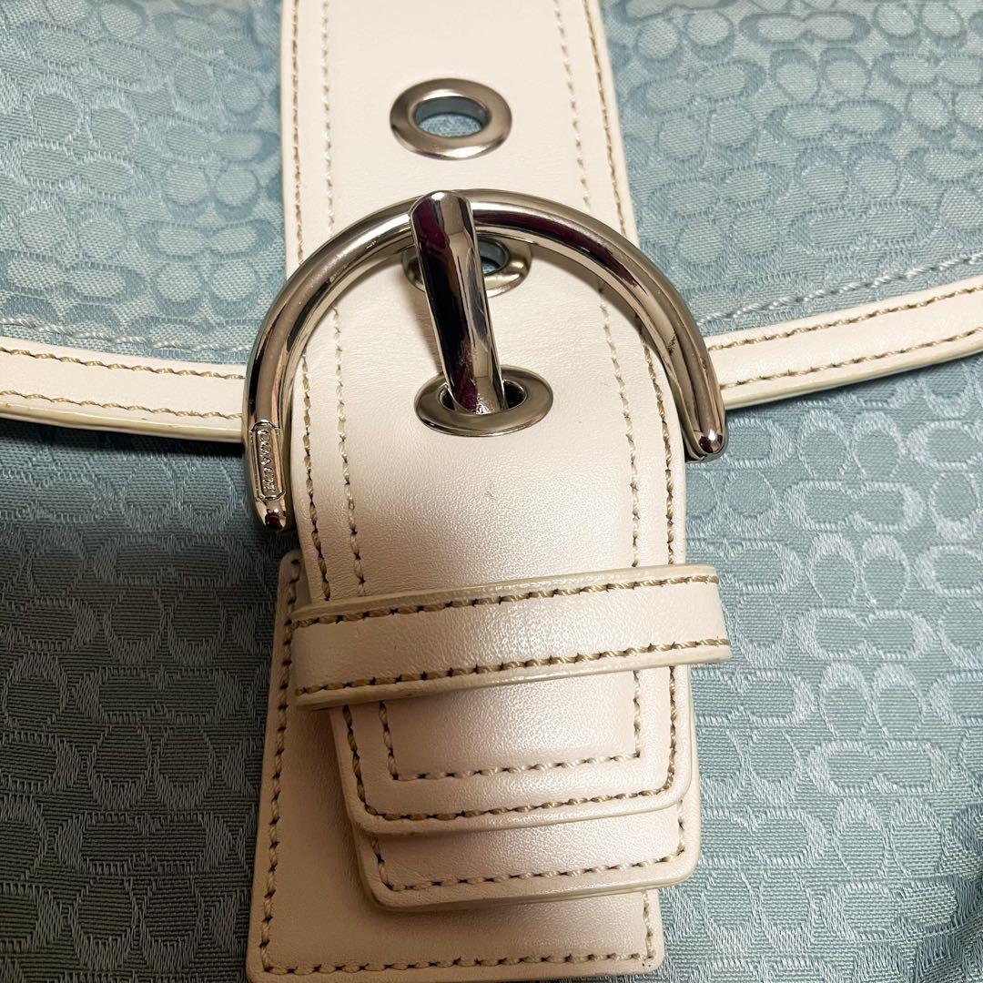 Coach Soho ShoulderBag ワンショルダー 水色