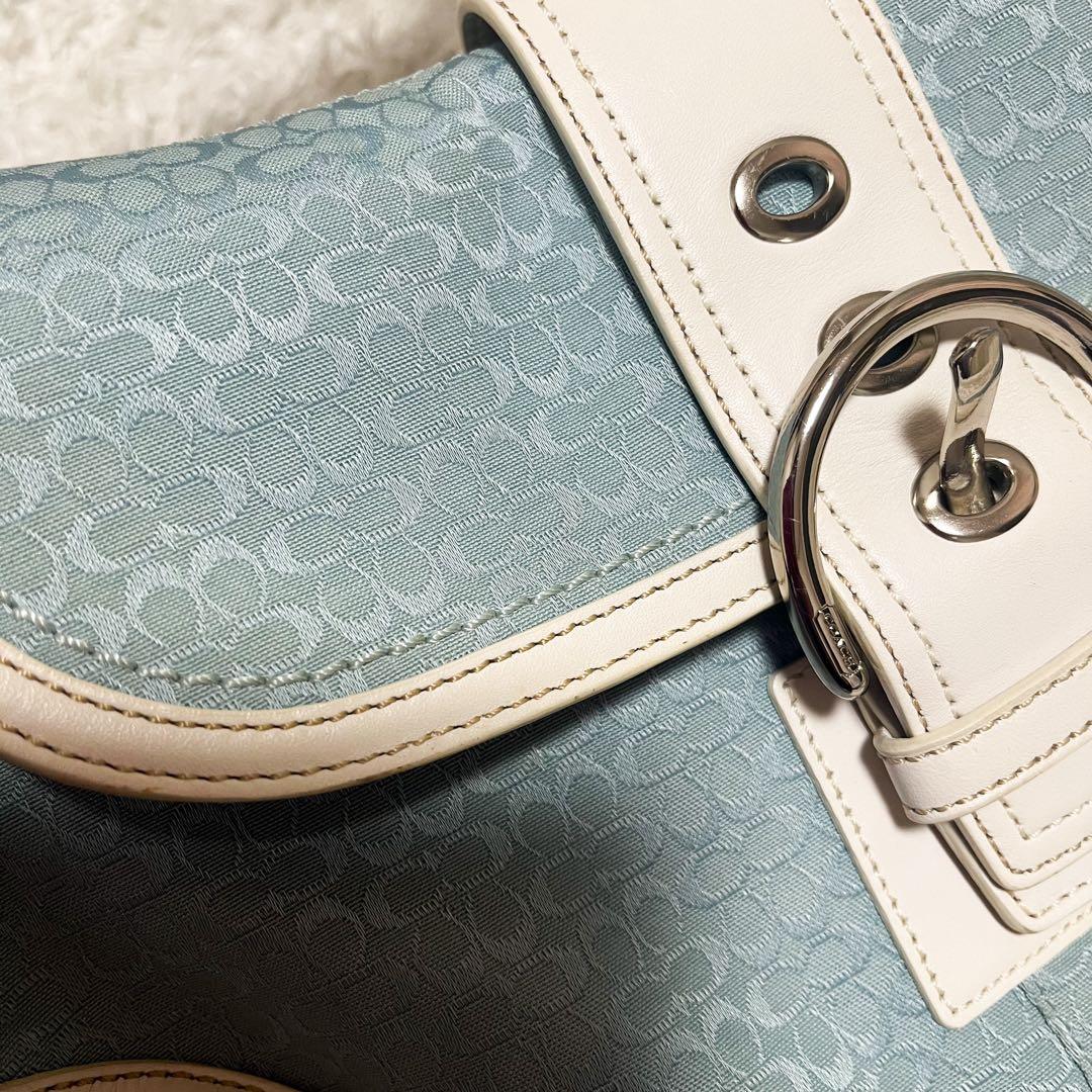 Coach Soho ShoulderBag ワンショルダー 水色