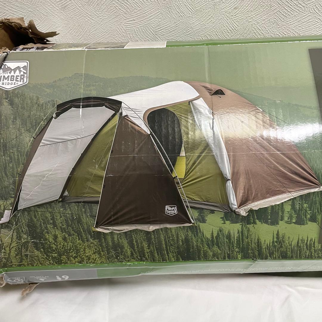 【新品】TIMBER RIDGE ティンバーリッジ 2ルームテント 6人用