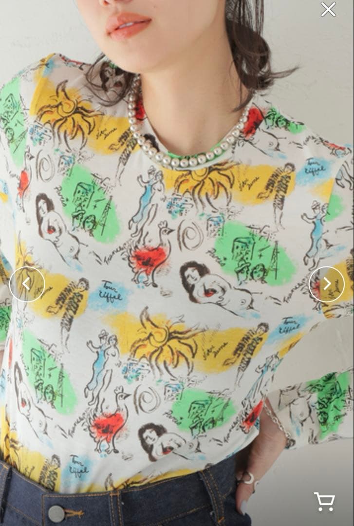 トップス Carne Bollente Souvenirs from Paris