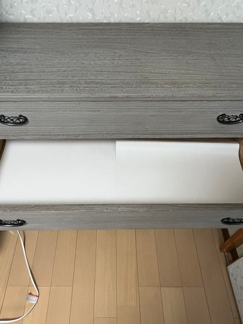 加茂桐石目調チェスト