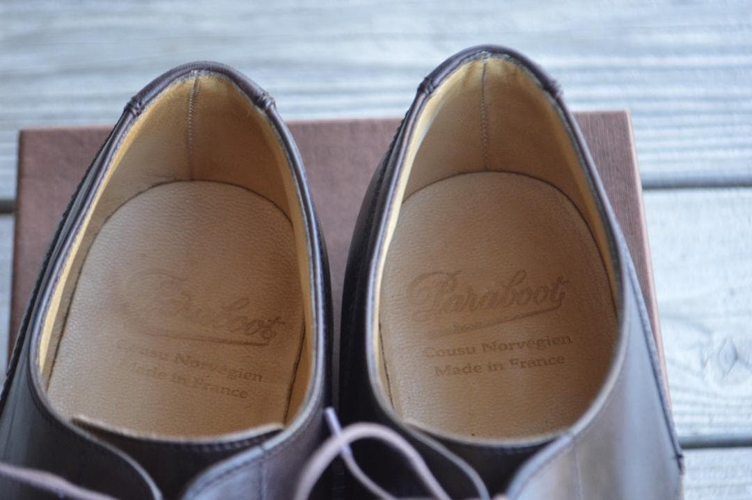 PARABOOT　シャンボード　8.5　ダークブラウン　Uチップ