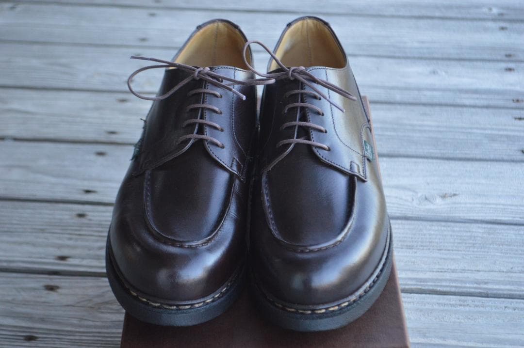 PARABOOT　シャンボード　8.5　ダークブラウン　Uチップ