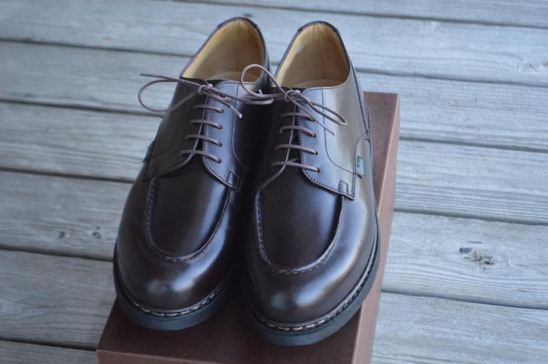 PARABOOT　シャンボード　8.5　ダークブラウン　Uチップ