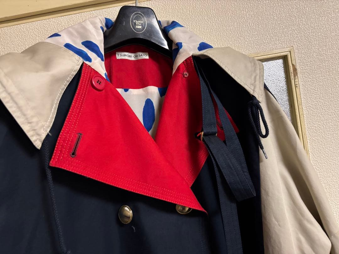 未使用品 ツモリチサト 男女 タッサー フード付き　 コート