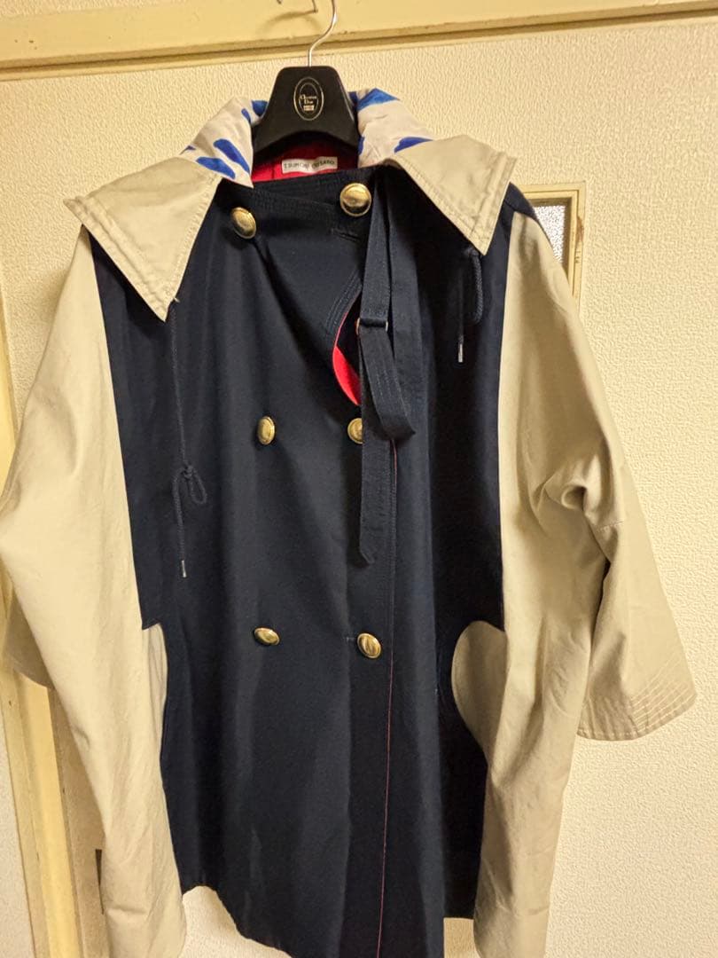 未使用品 ツモリチサト 男女 タッサー フード付き　 コート