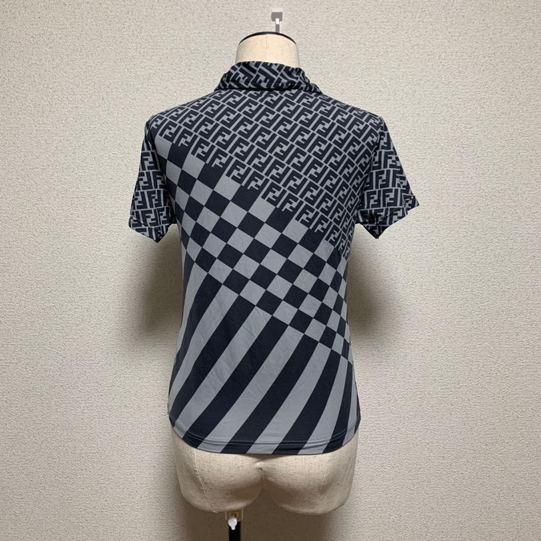 フェンディ モア 人気 セレブ 高級 上品 トップス シンプル F柄 インナー