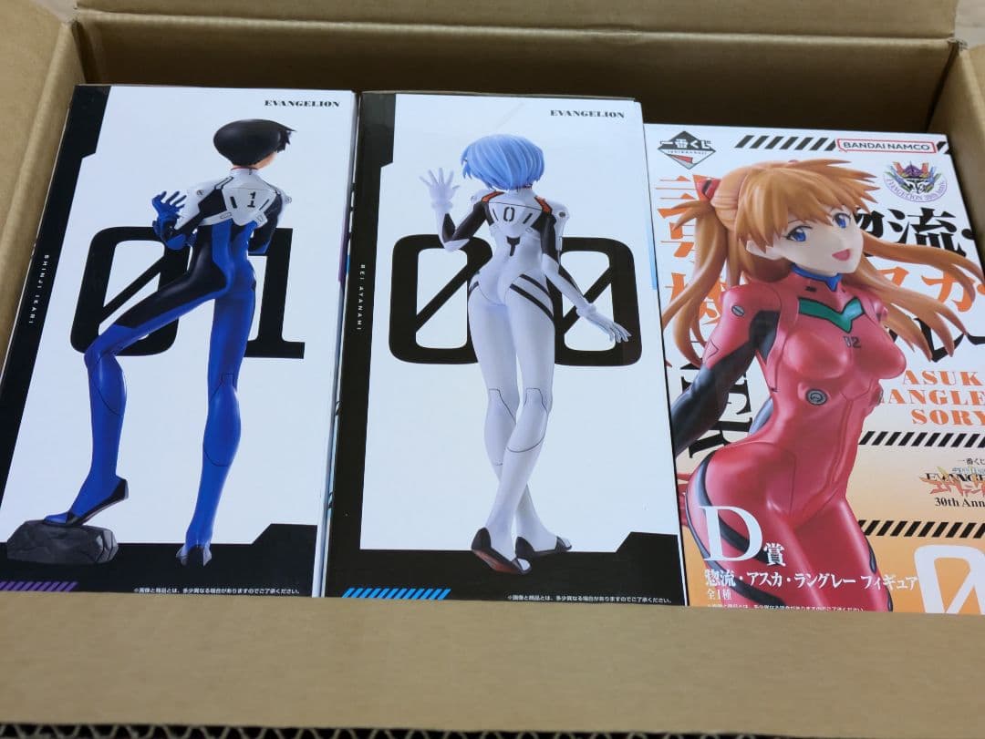 一番くじ　エヴァンゲリオン　30th アニバーサリー　碇シンジ　綾波レイ　アスカ