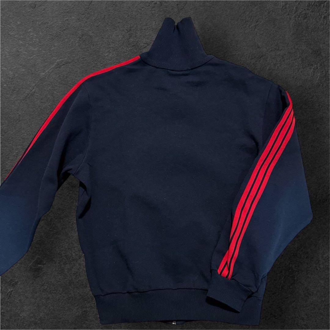 専用商品70’Sアディダス 西ドイツ製 トラックトップ 刺繍ロゴ 黒赤