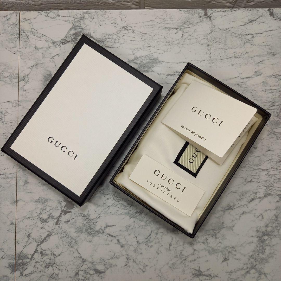 『良品』 GUCCI　グッチ　シマレザー　6連キーケース　GG柄　ブラック