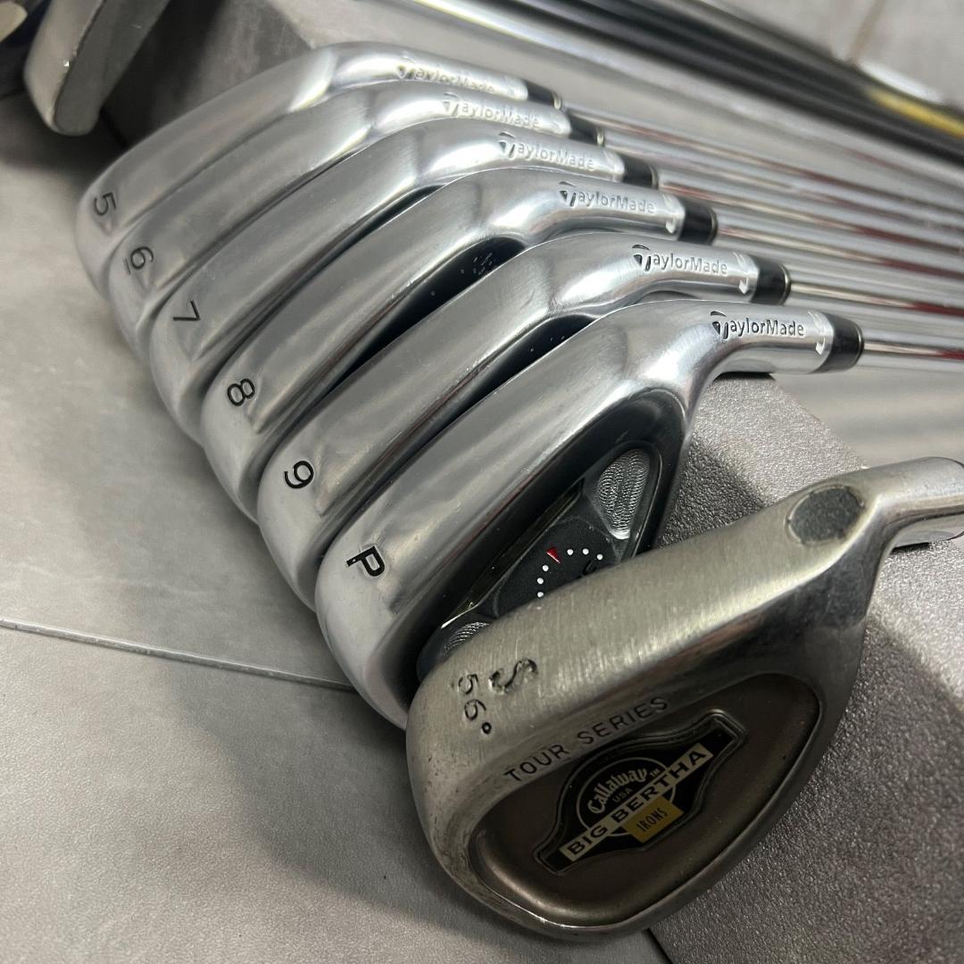 スリクソン　テーラーメイドなど　初心者おすすめ　メンズゴルフ12本セット　右