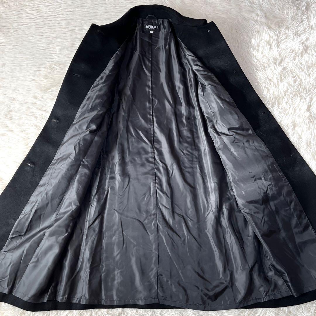 【新品未使用】アリコ　カシミヤ100% ロング　チェスターコート　フォーマル